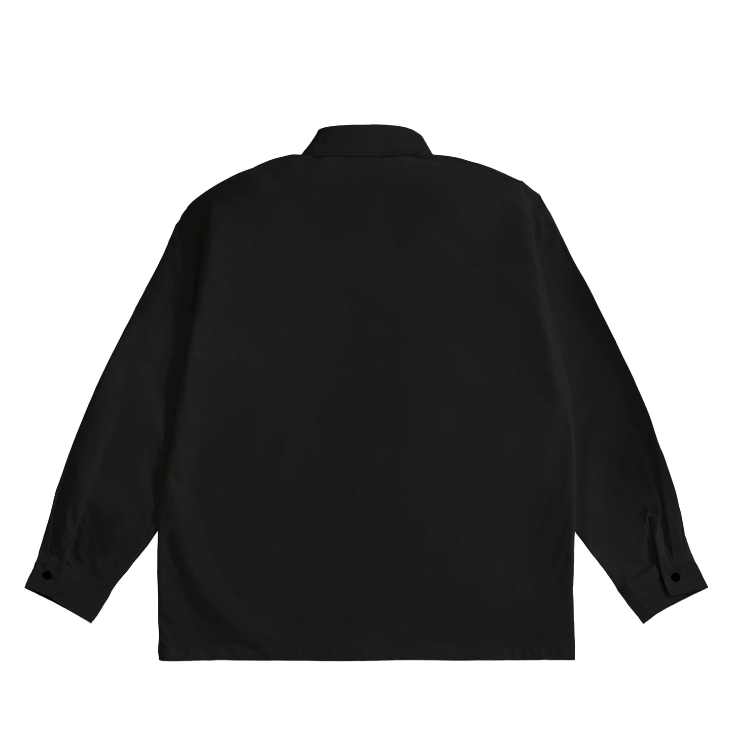 CALM HUMAN 001 - OVERSIZED COACH SHIRT black image