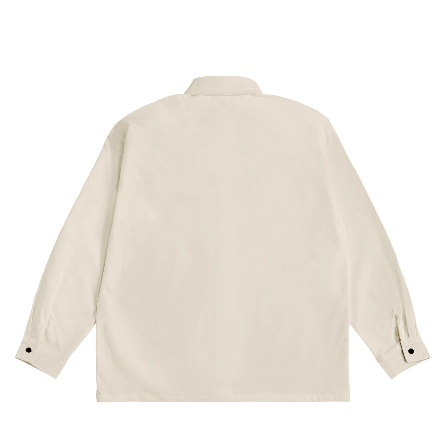 CALM HUMAN 001 - OVERSIZED COACH SHIRT natural image