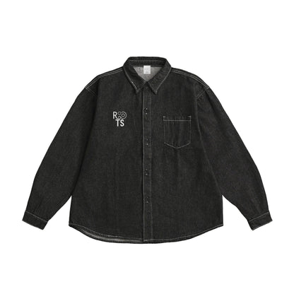 ROOTS Denim Shirt black image