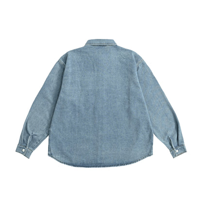 ROOTS Denim Shirt light-blue image