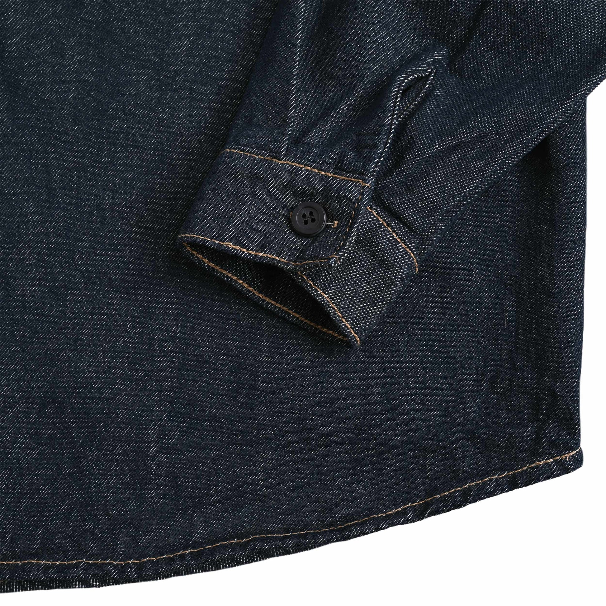 HINACALM Alphabet Sun Denim Shirt indigo image