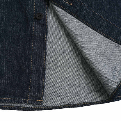 HINACALM Alphabet Sun Denim Shirt indigo image
