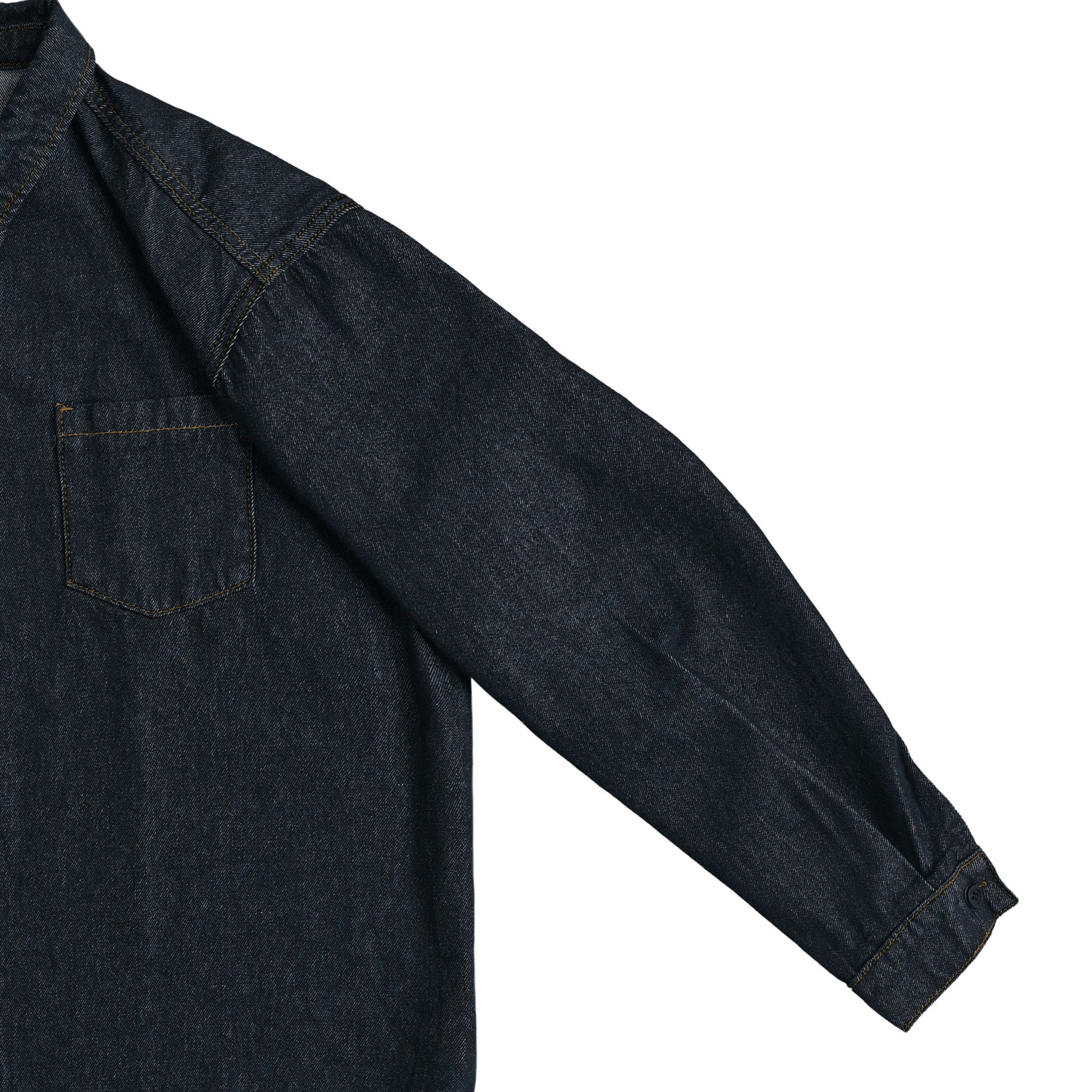 HINACALM Alphabet Sun Denim Shirt indigo image