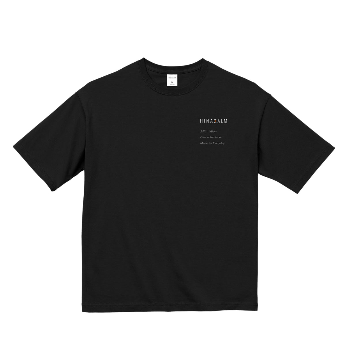 HINACALM Affirmation Embroidered Tee black image