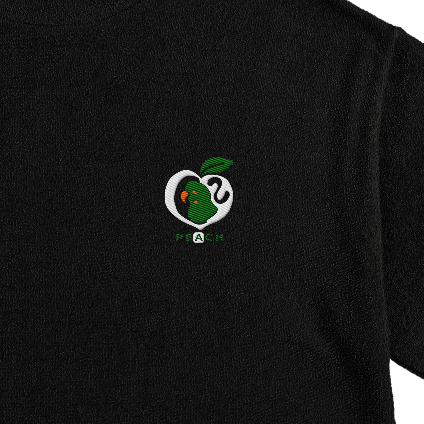 SOBI PEACH Bird Emblem Pile Set【Tee】 black image