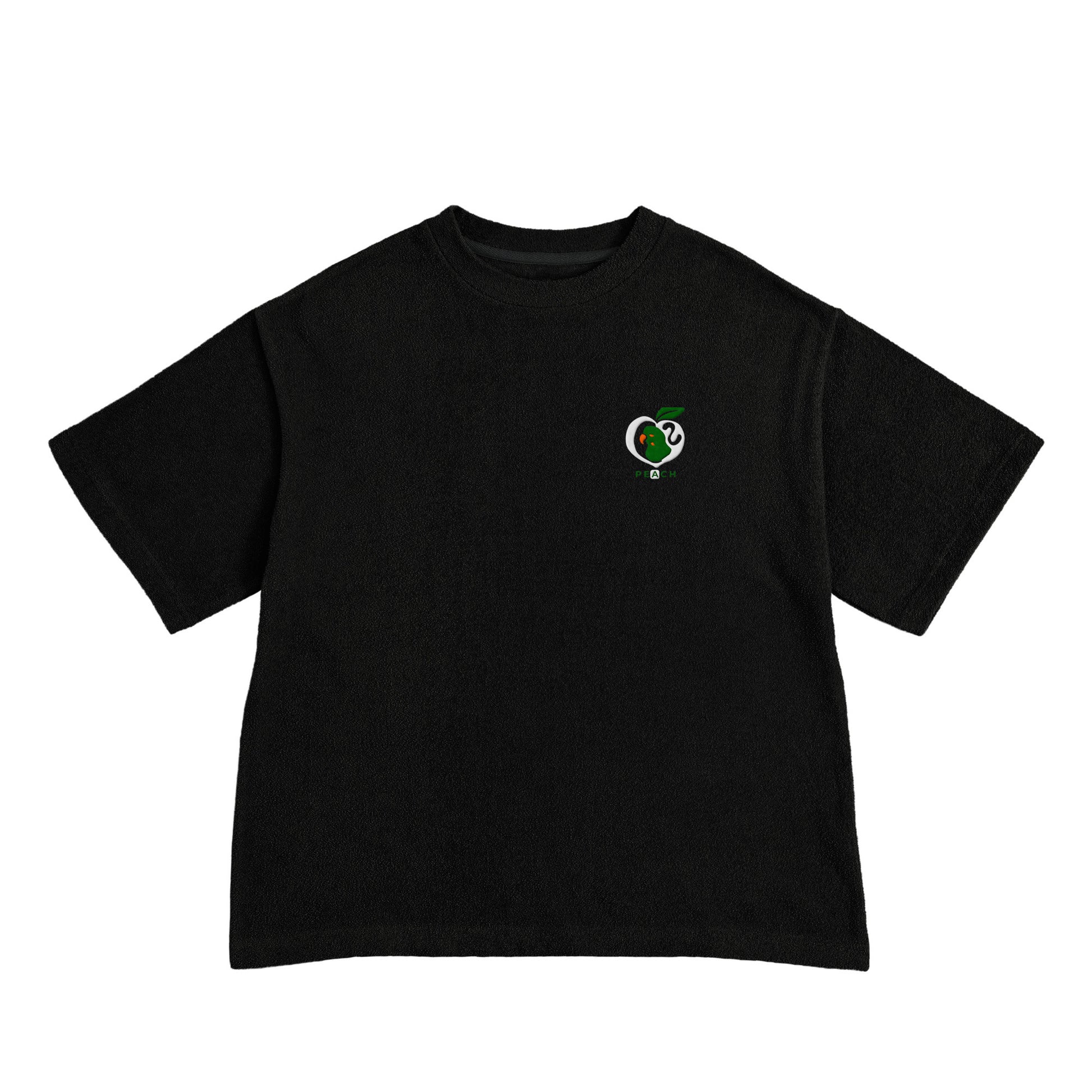 SOBI PEACH Bird Emblem Pile Set【Tee】 black image