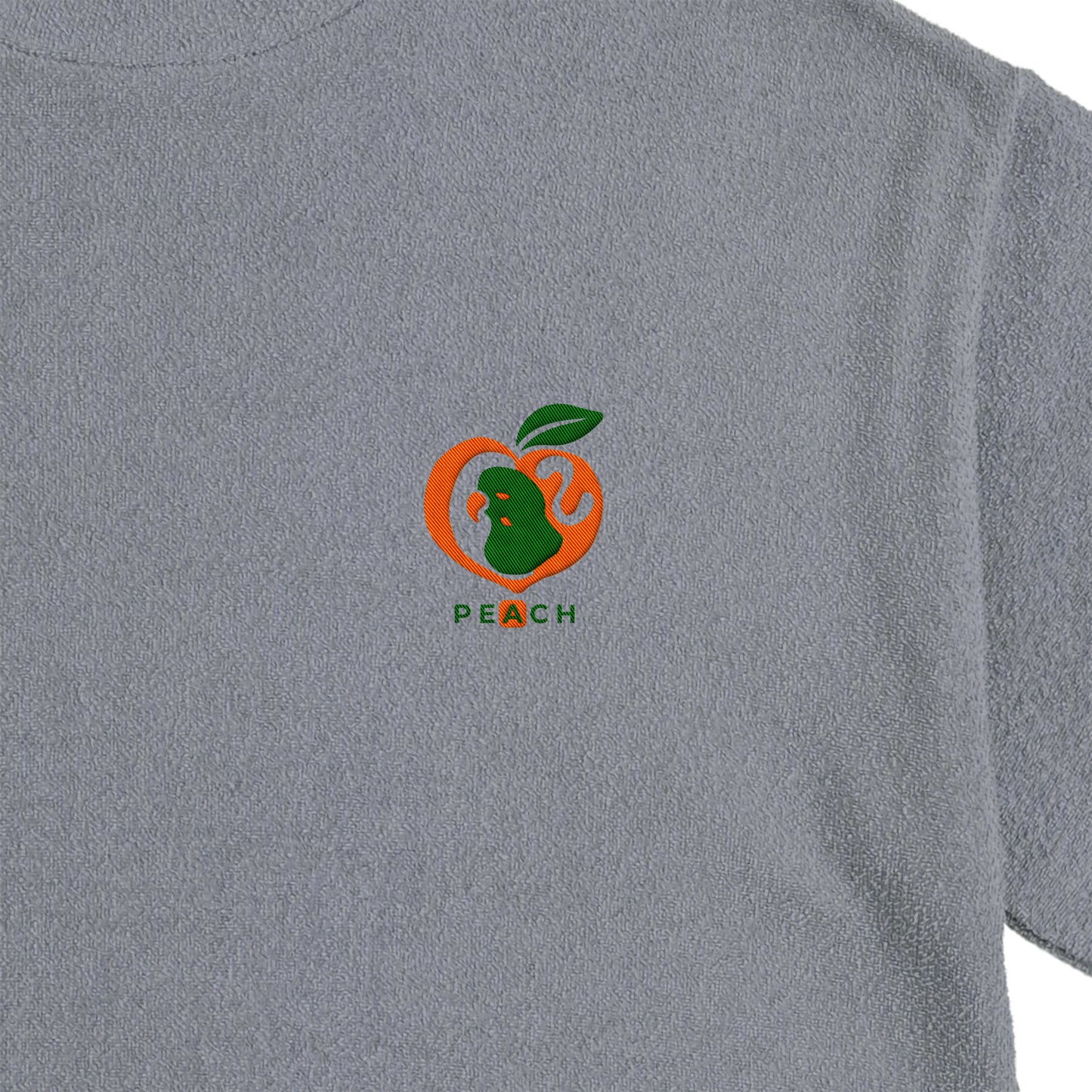 SOBI PEACH Bird Emblem Pile Set【Tee】 fog-blue image