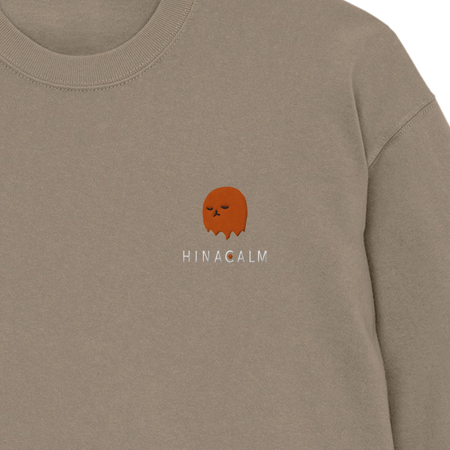 HINACALM Symbol Logo Long Sleeve Tee acid-khaki image