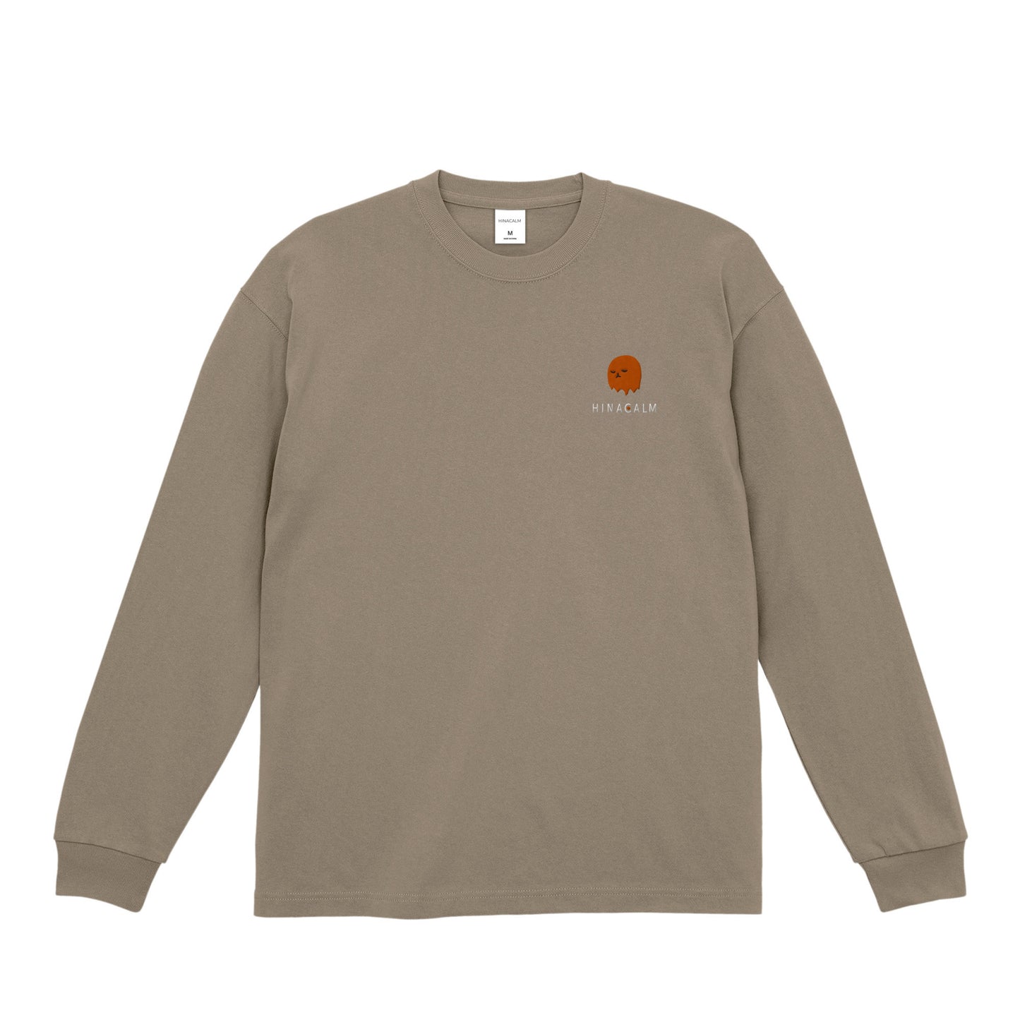 HINACALM Symbol Logo Long Sleeve Tee acid-khaki image
