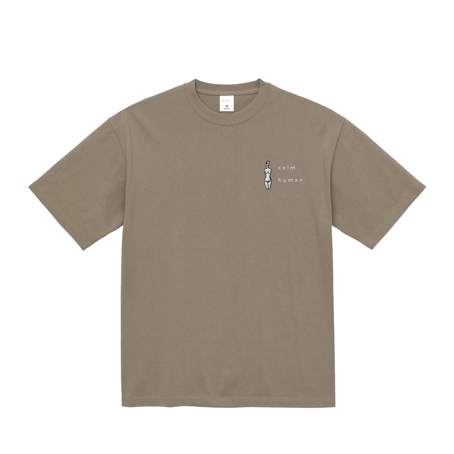 CALM HUMAN INKO Tee acid-khaki image