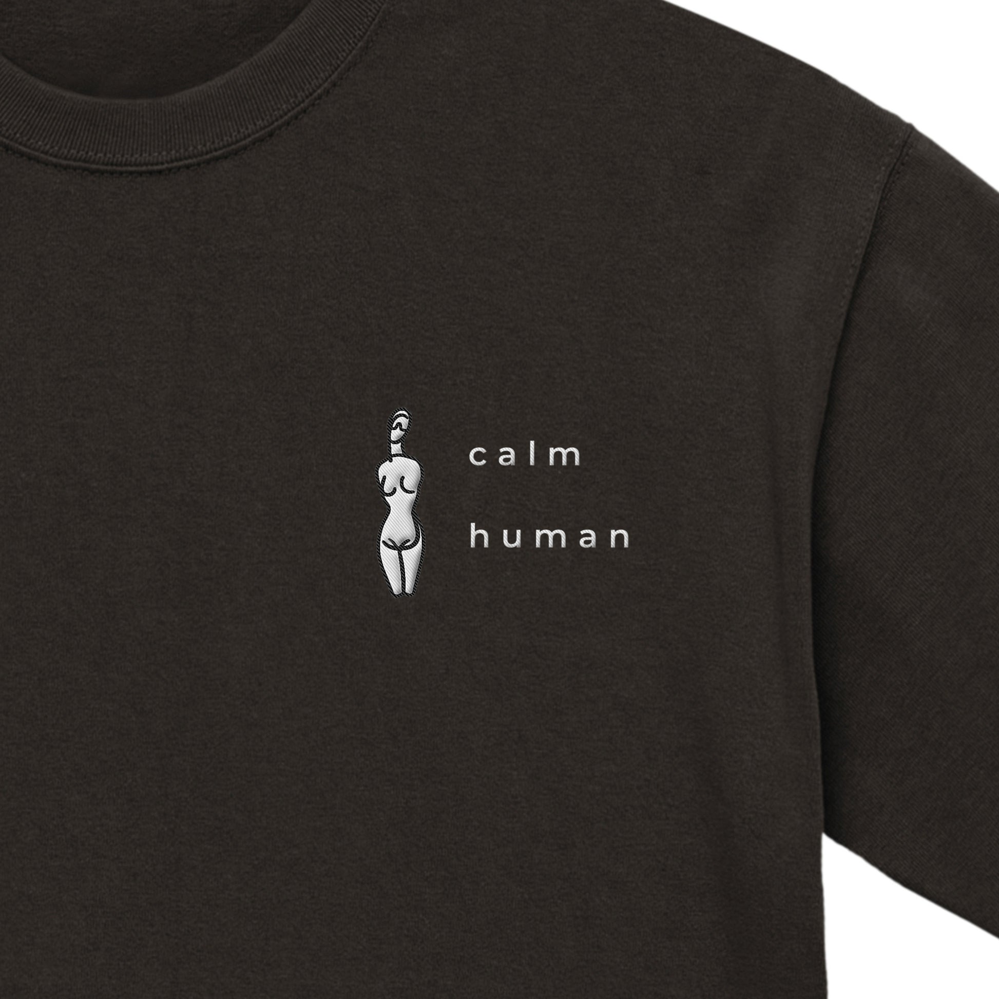 CALM HUMAN INKO Tee sumi image