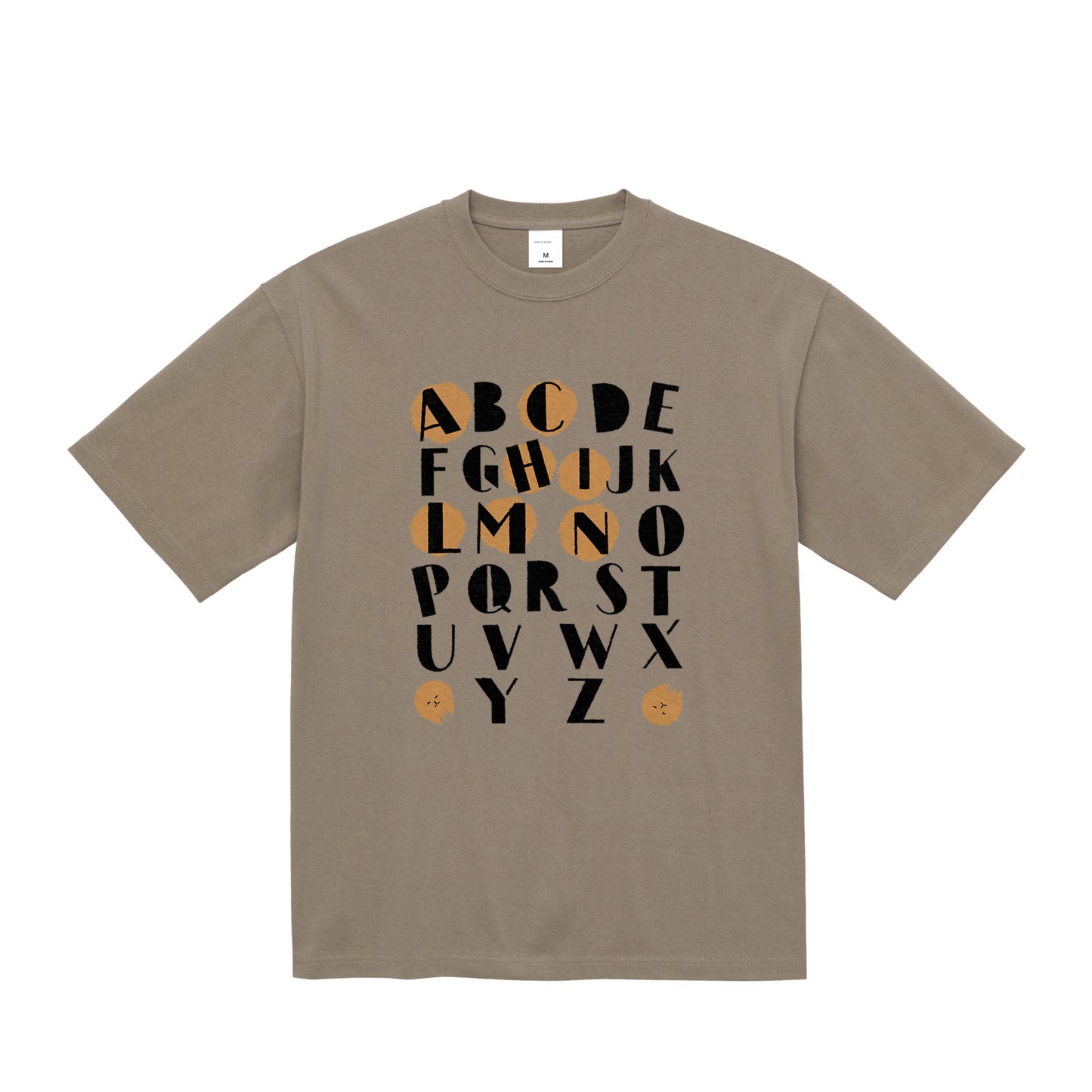 HINACALM Alphabet Sun Tee acid-khaki image