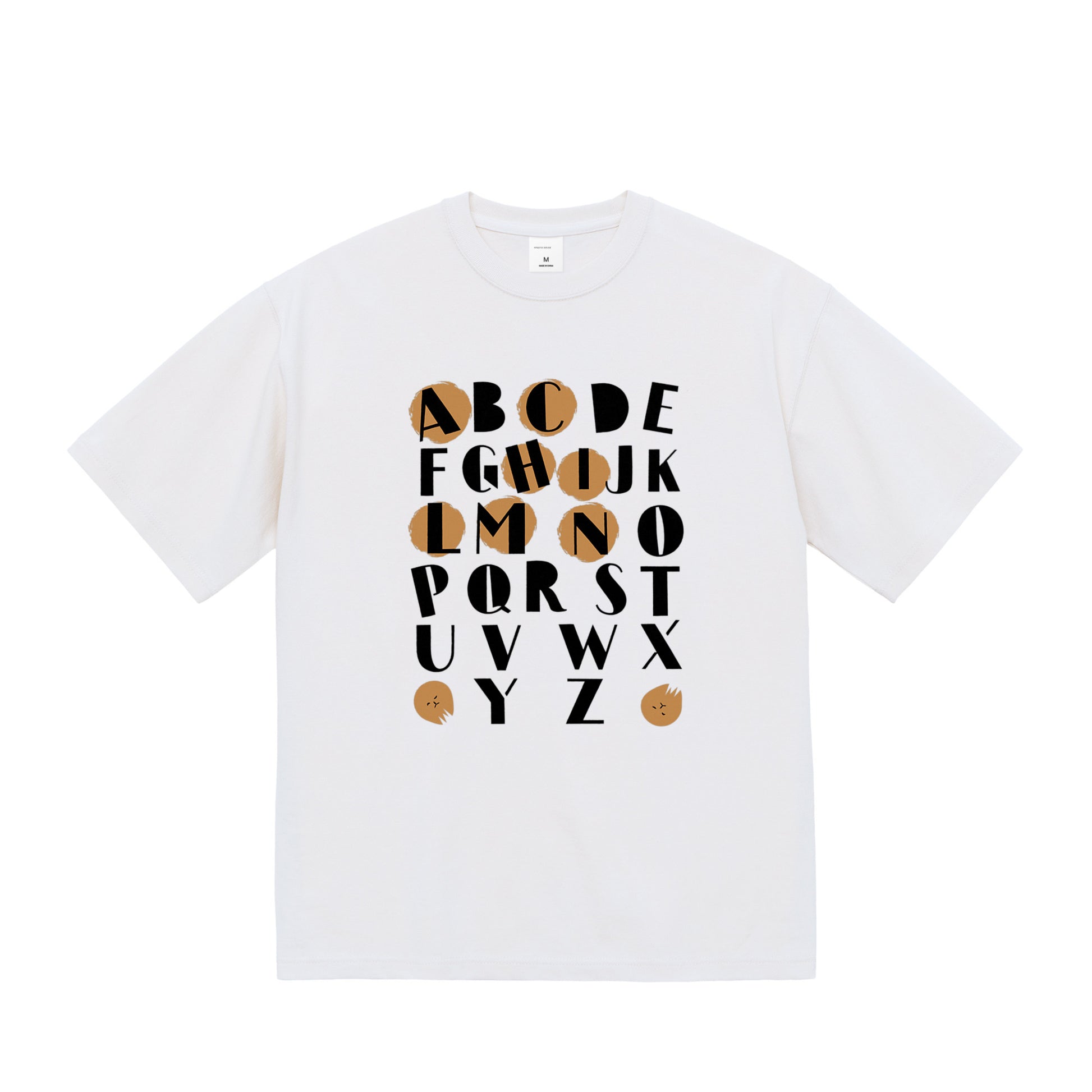 HINACALM Alphabet Sun Tee white image