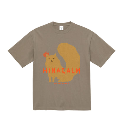 HINACALM Cat Tee acid-khaki image
