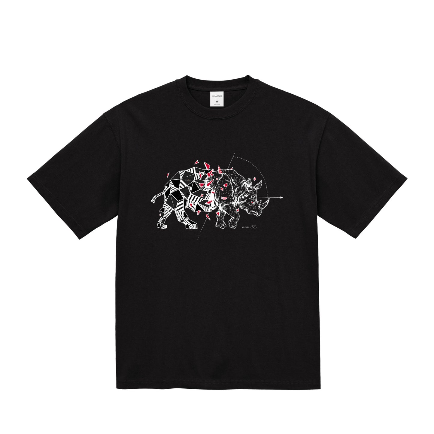 moto-SE RE:RHINO Tee black image
