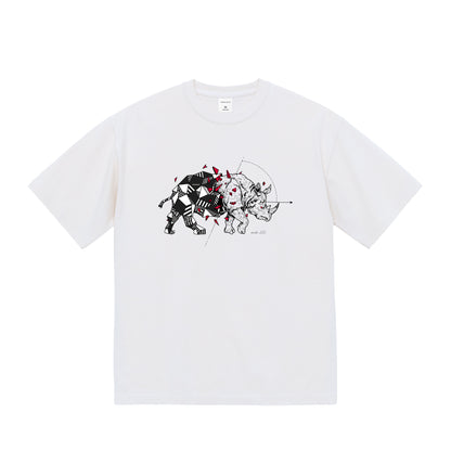 moto-SE RE:RHINO Tee white image