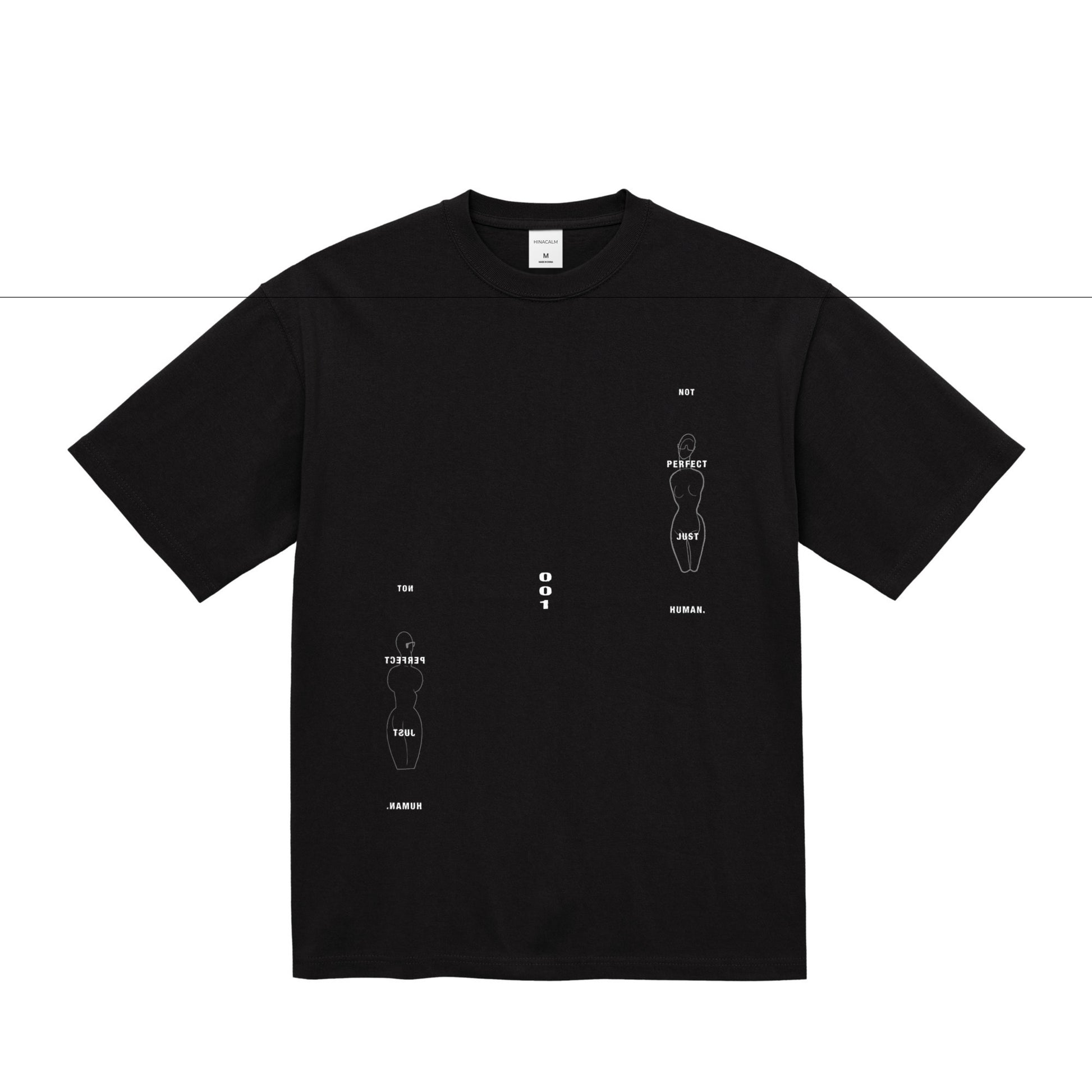 CALM HUMAN 001 – FRAGMENT TEE black image