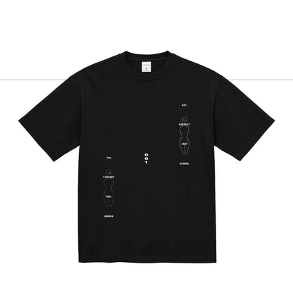 CALM HUMAN 001 – FRAGMENT TEE black image