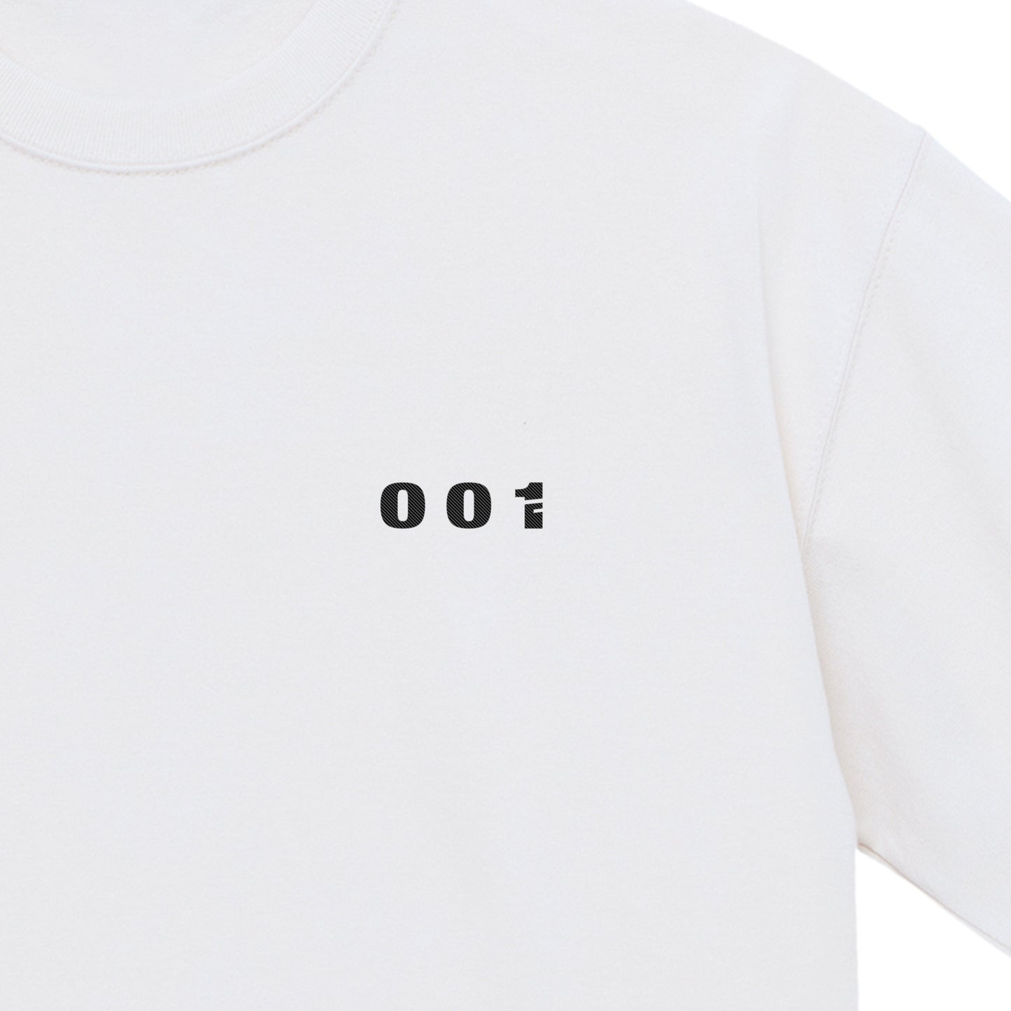 CALM HUMAN 001 – SIGNATURE Tee white image