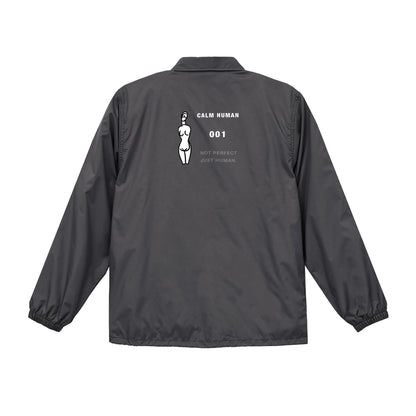 CALM HUMAN 001 – FRAGMENT Coach Jacket cement image