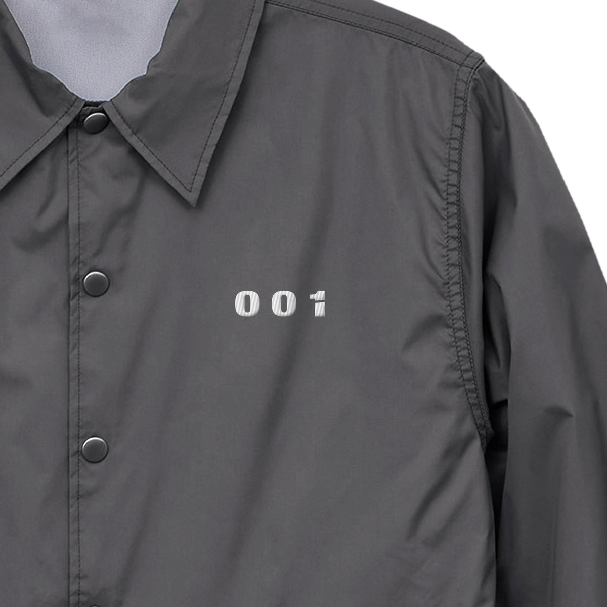 CALM HUMAN 001 – FRAGMENT Coach Jacket cement image
