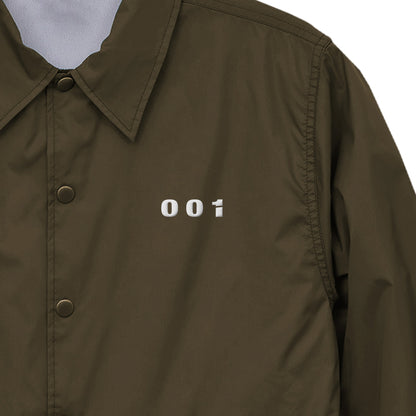 CALM HUMAN 001 – FRAGMENT Coach Jacket seal-brown image