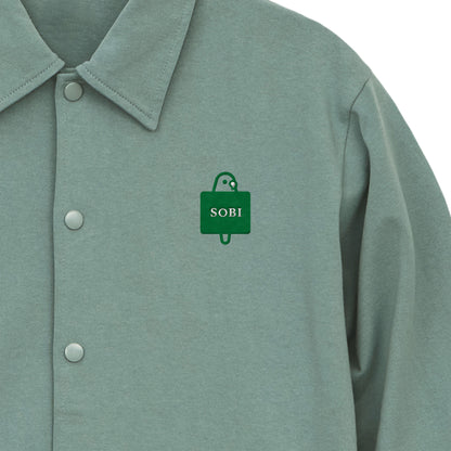 SOBI REST Jersey Coach Jacket smoky-green image