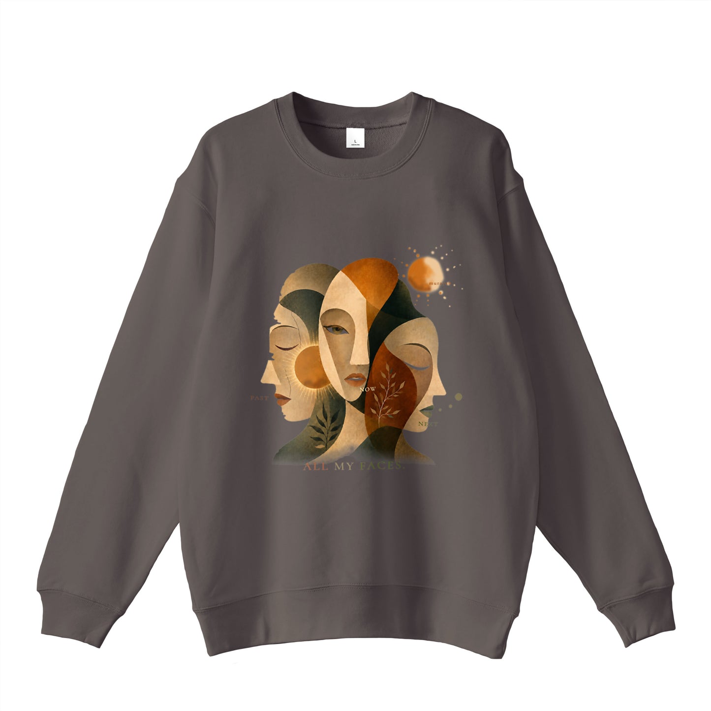 MURAYAN ALL MY FACES Sweatshirt mocha image