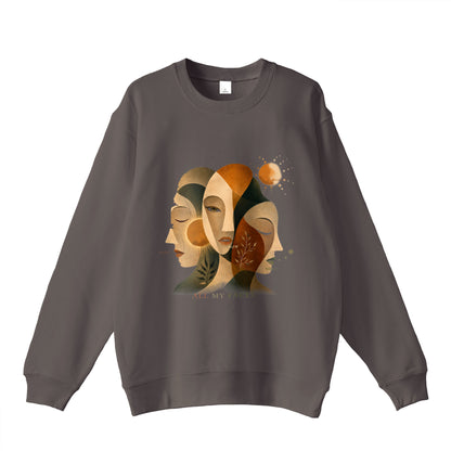 MURAYAN ALL MY FACES Sweatshirt mocha image