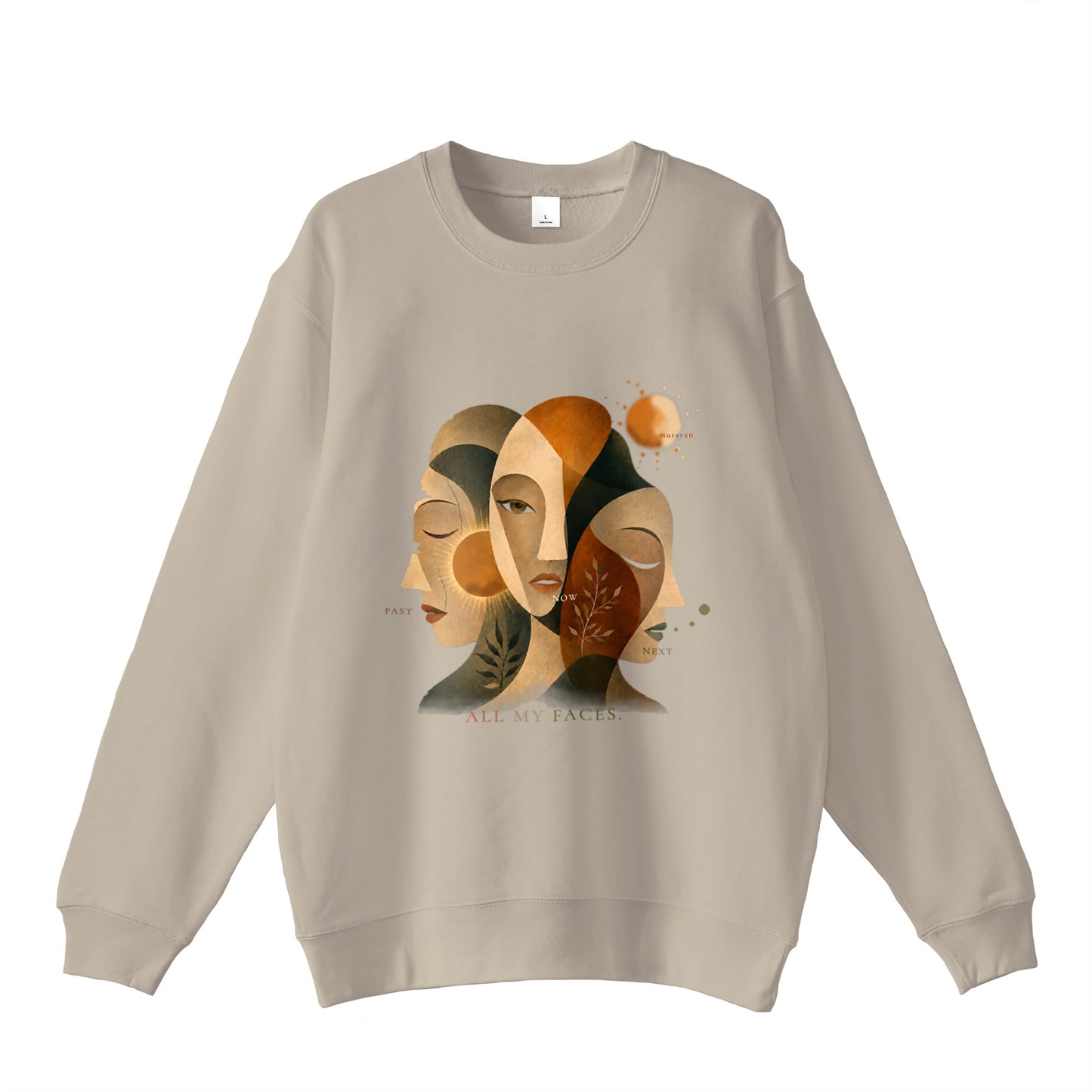 MURAYAN ALL MY FACES Sweatshirt sand-beige image