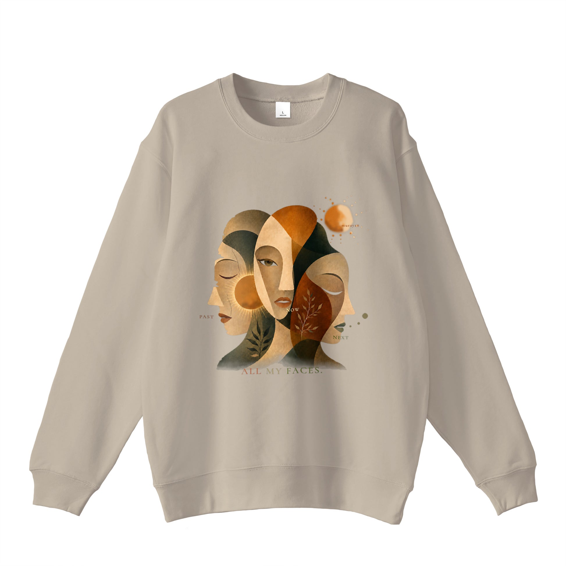 MURAYAN ALL MY FACES Sweatshirt sand-beige image