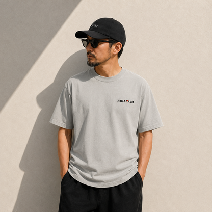 HINACALM Minimal Logo Tee