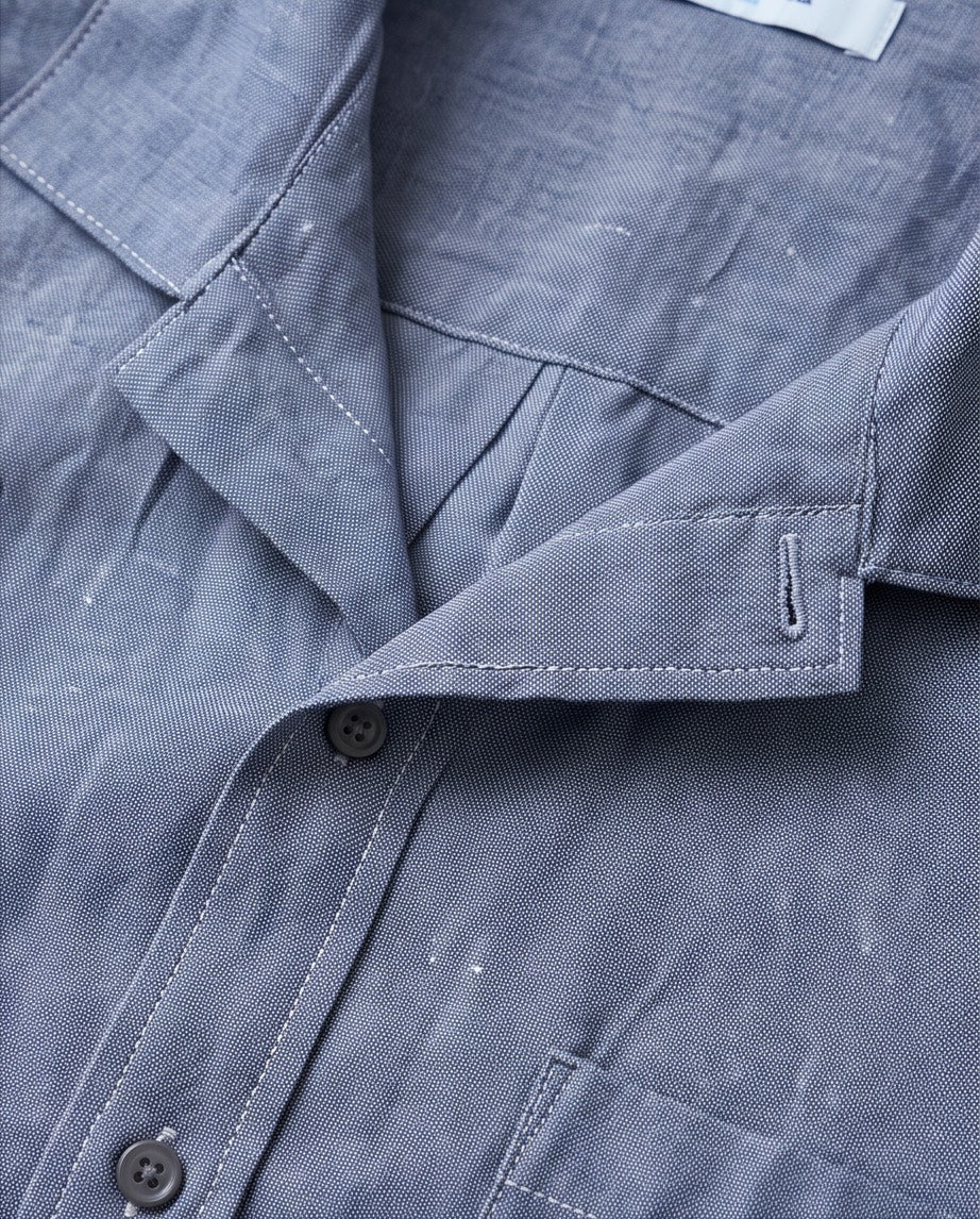 moto-SE LINEN OVERSIZED SHORT SLEEVE SHIRT