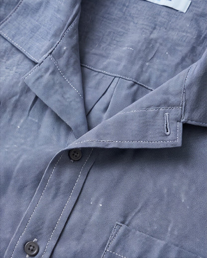 moto-SE LINEN OVERSIZED SHORT SLEEVE SHIRT
