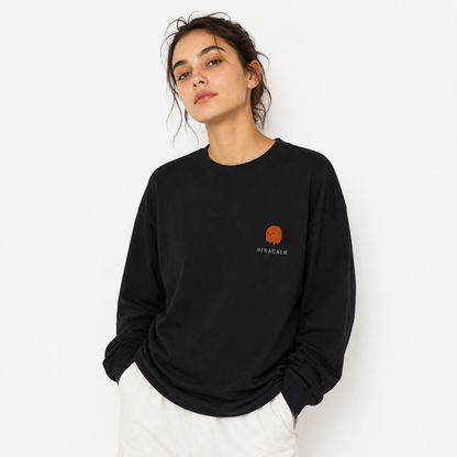 HINACALM Symbol Logo Long Sleeve Tee