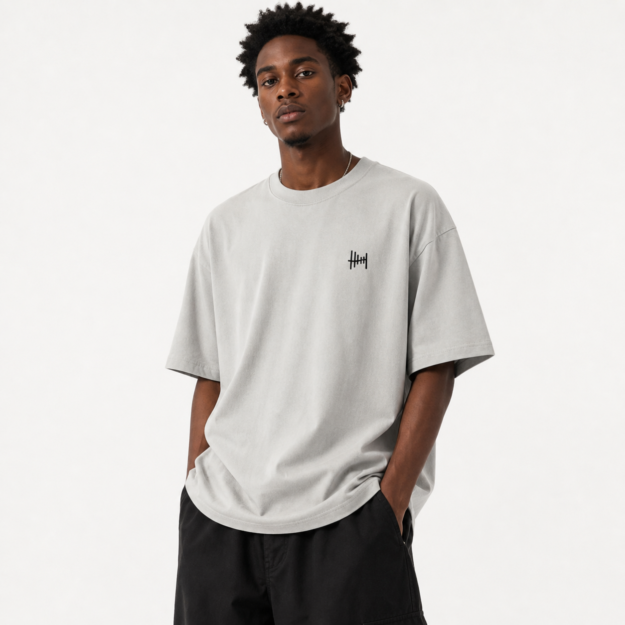 HINATA Logo Unisex Oversized Tee
