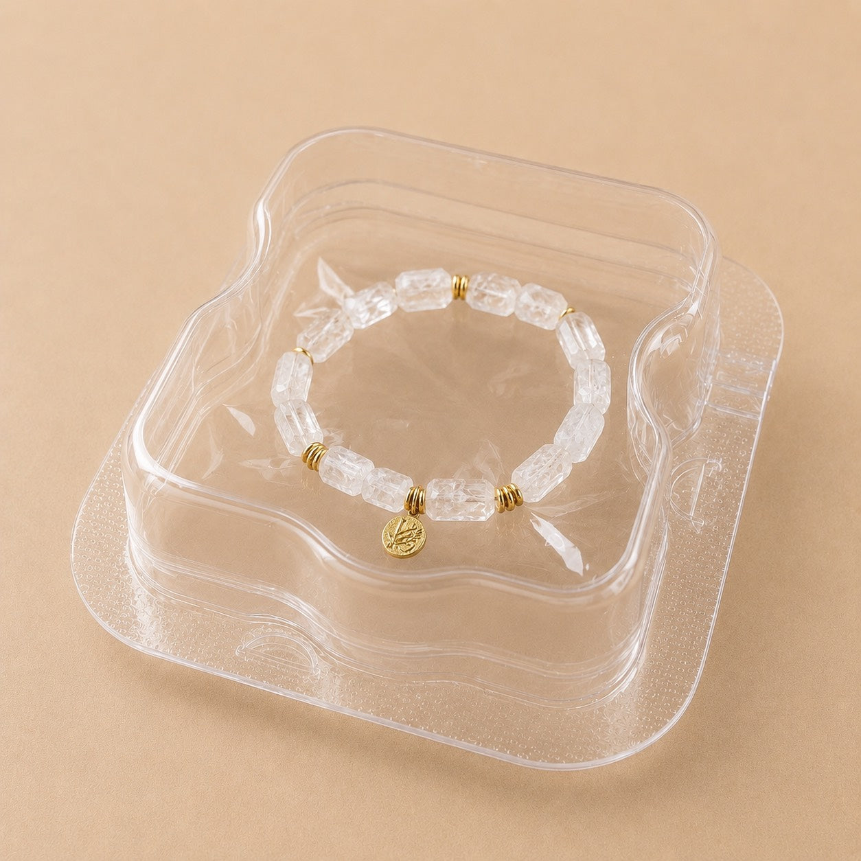 Hermetia × amp japan White Labradorite Bracelet Produced by ANKH