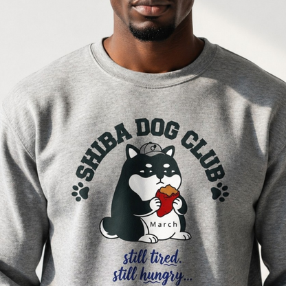 Custom Shiba Dog Club Sweatshirt - CALM SHIBA