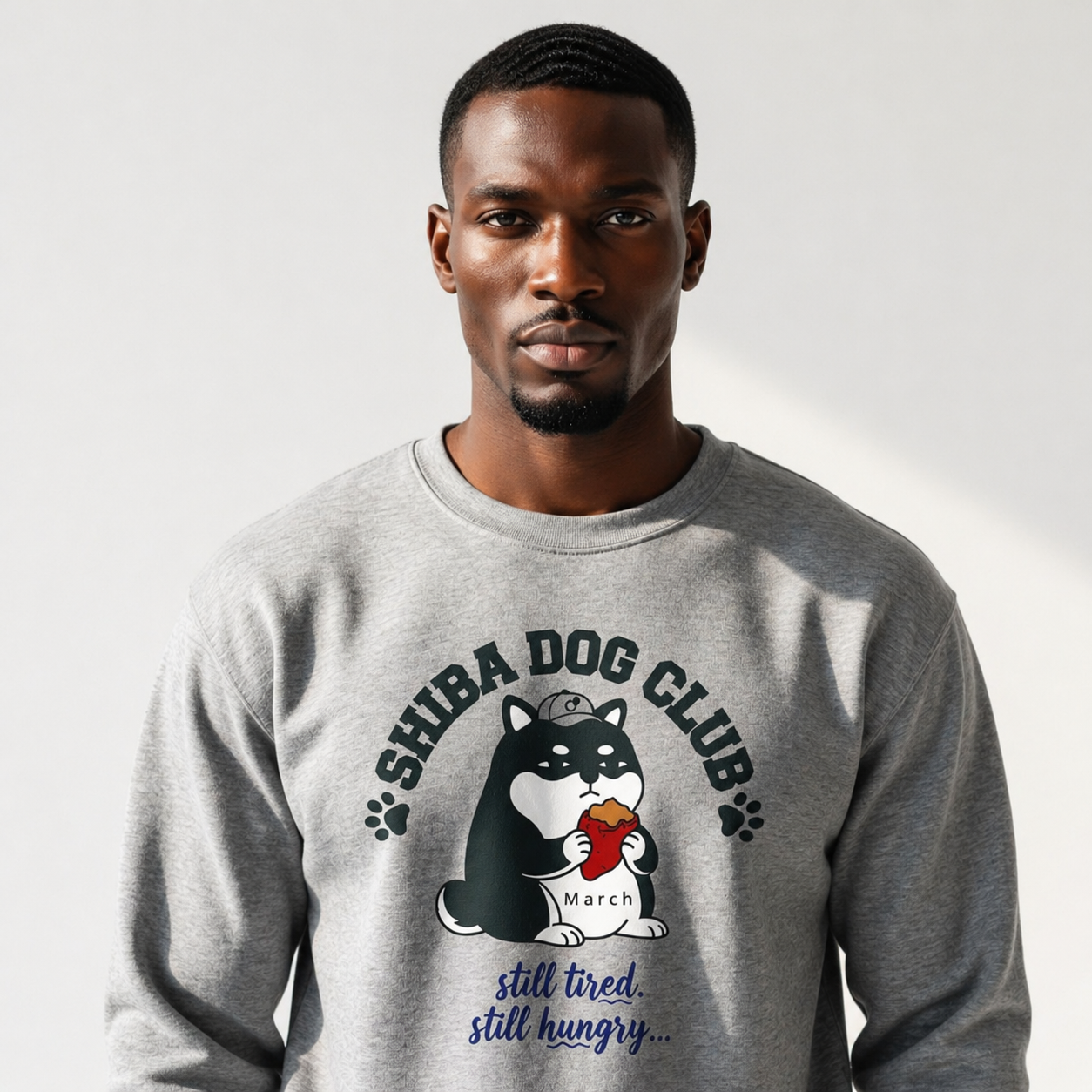 Custom Shiba Dog Club Sweatshirt - CALM SHIBA