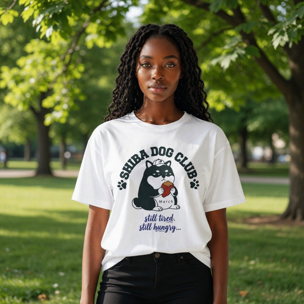 Custom Shiba Dog Club Tee - CALM SHIBA