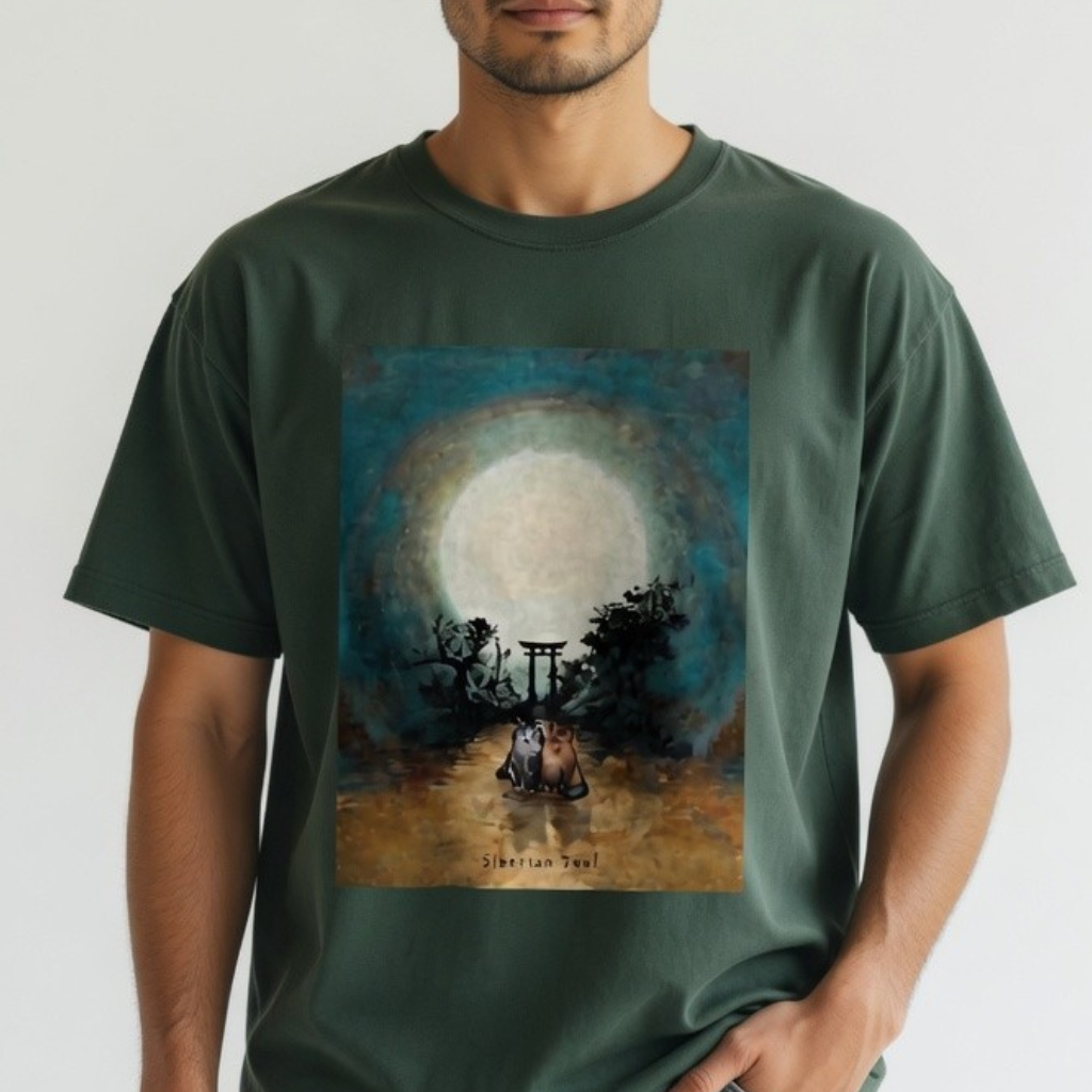 Custom Siberian Soul Tee – Calm Cats