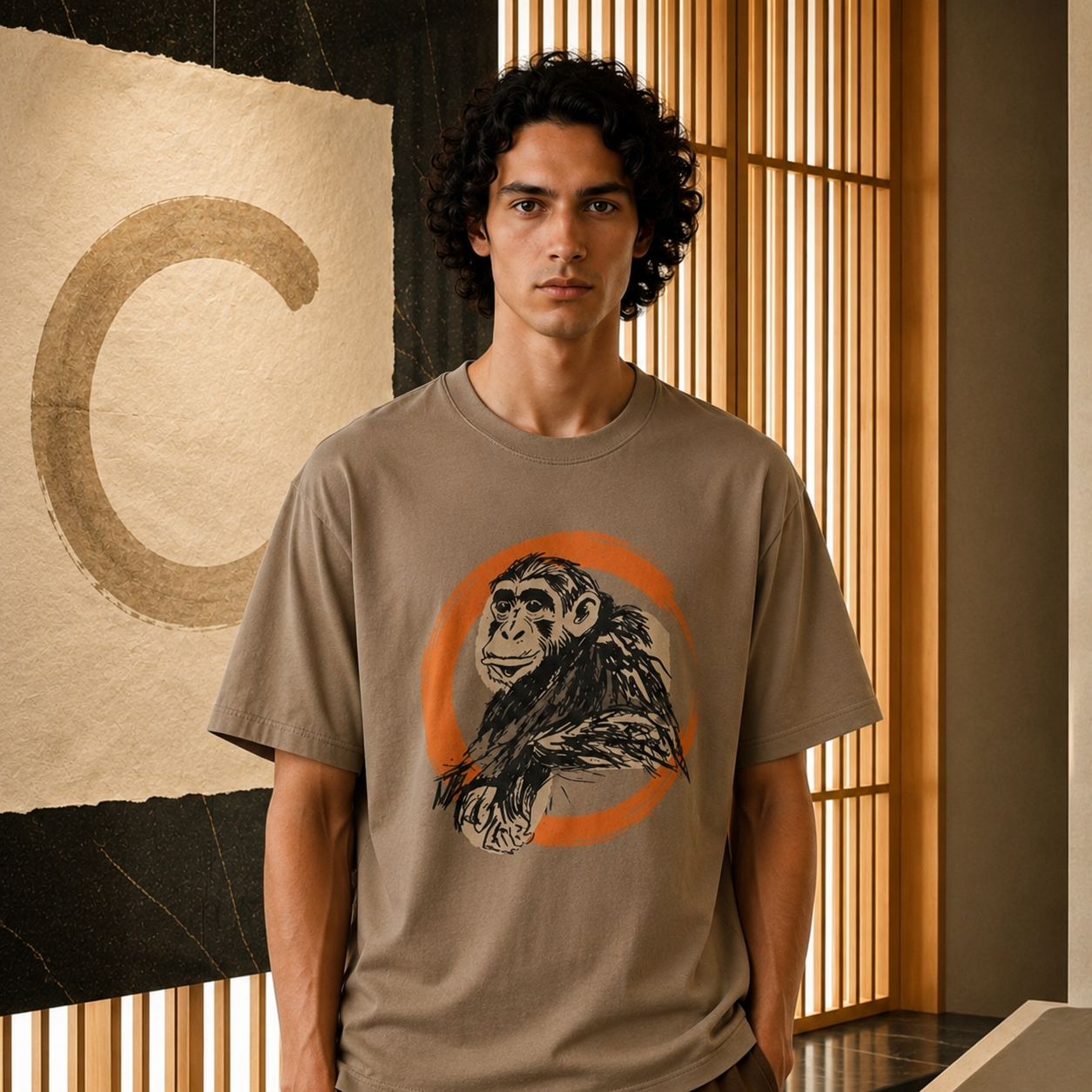SILENT CHIMPANZEE Artwork by TADASUK