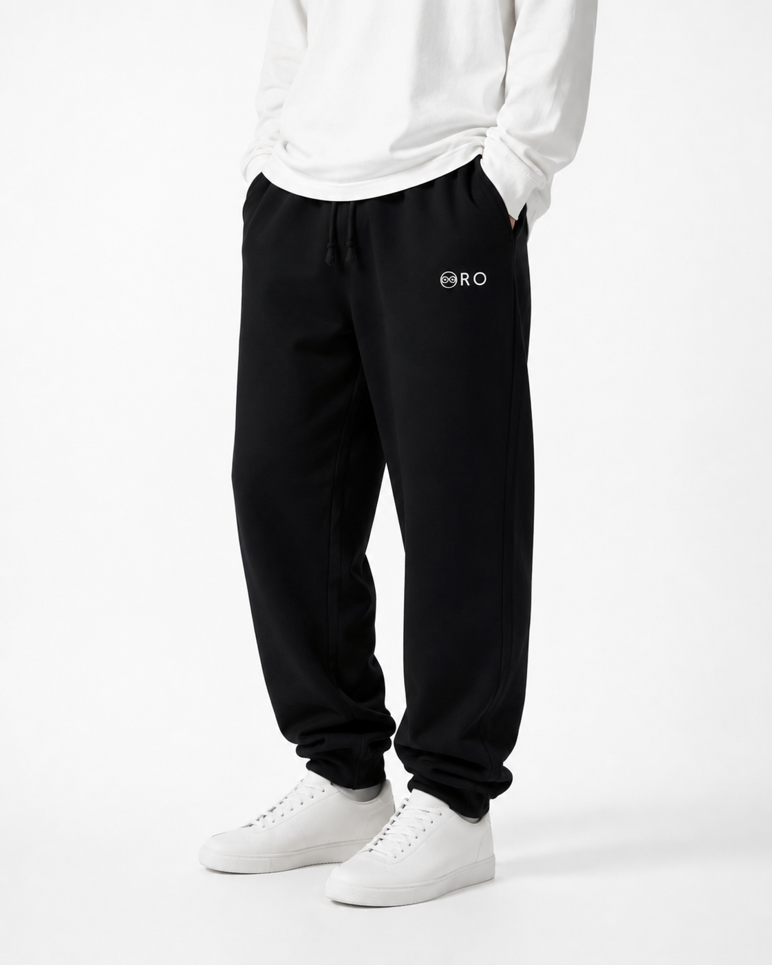 ORO Minimal Embroidered Sweatpants