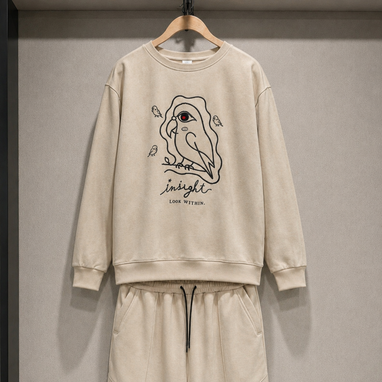 CALM BUDGIE 004 - INSIGHT Faux Suede Set
