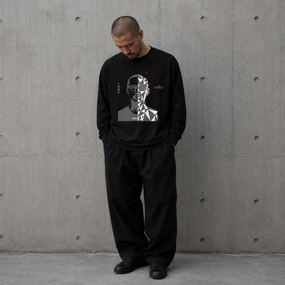 CALM HUMAN 004 – INSIGHT Heavyweight Long Sleeve Tee