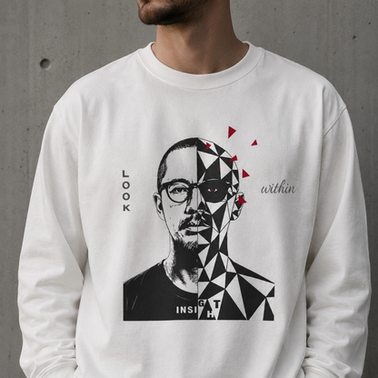 CALM HUMAN 004 – INSIGHT Heavyweight Long Sleeve Tee