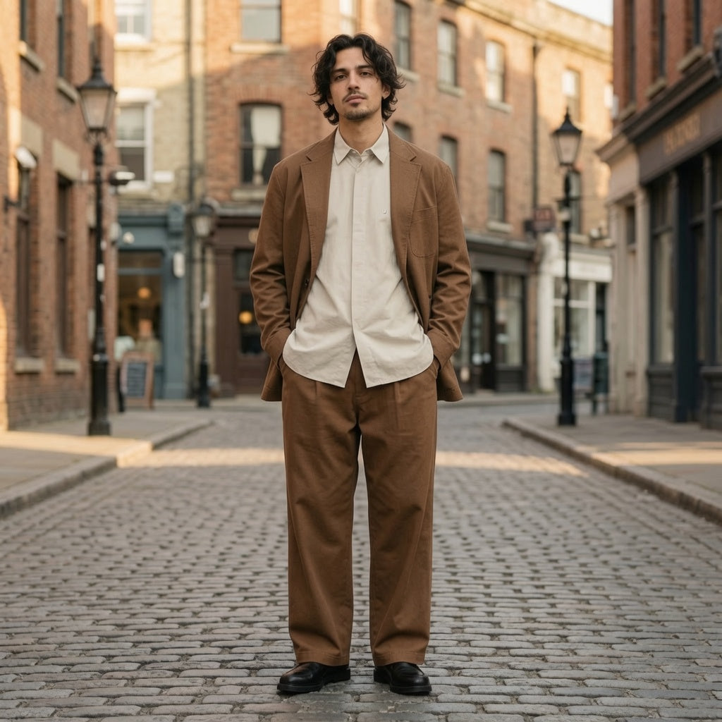 CALM HUMAN 001 - SIGNATURE OVERSIZED COACH SHIRT