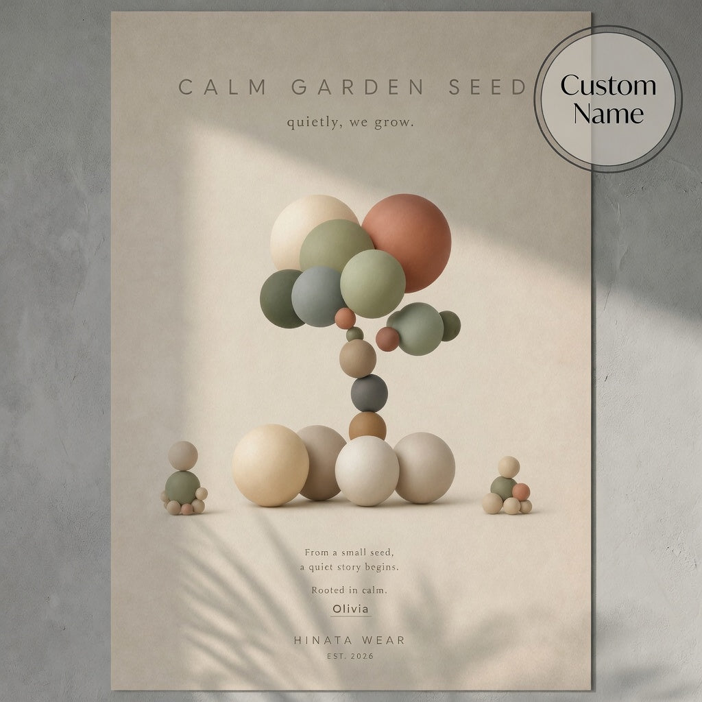 Custom SEED – Calm Garden   Wall Art