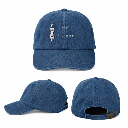 SHIZUKA Denim Cap - CALM HUMAN