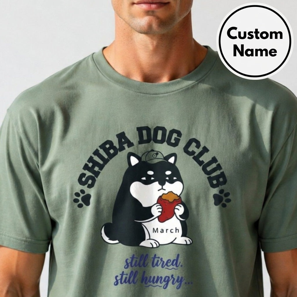Custom Shiba Dog Club Tee - CALM SHIBA